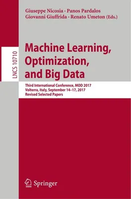 Obrázek produktu pro Machine Learning, Optimization, and Big Data
