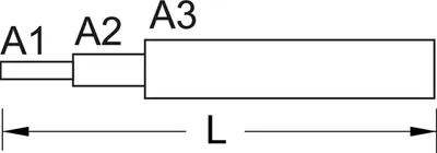 Produktbild von KS Tools Stufendrehstift für Doppel-Steckschlüssel 24x26-30x32 mm