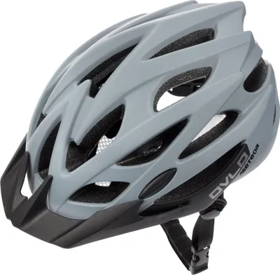Produktbild von meteor Ovlo Fahrradhelm Herren Damen Kinder-Helm MTB Rollerhelm M 55-58 cm grau