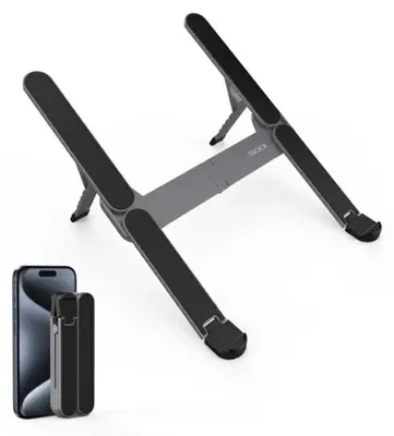Produktbild von Sodi 314 Faltbarer Kompakter Mini-Laptopständer Grau