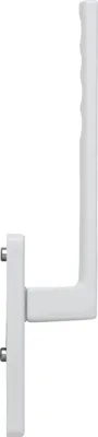 Image de Poignée de porte coulissante à levage HOPPE TOULON intérieur PZ, longueur 253, aluminium blanc