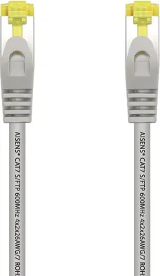 Produktbild von AISENS A146-0332, 0,25 m, Cat7, S/FTP (S-STP), RJ-45, RJ-45, Grau