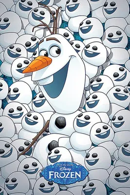 Image de Frozen - La reine des neiges - Olaf and Baby Olafs - 61x91,5cm - Affiche Poster
