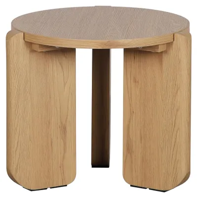 Produktbild von Selsey Preffines S – Couchtisch, Ø 50 cm, Eichenholzoptik
