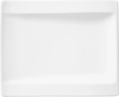 Produktbild von Villeroy & Boch NewWave 4er Set Brotteller 18 x 15 cm weiß Porzellan