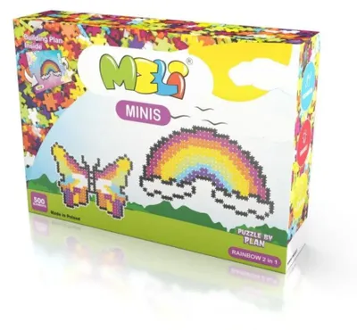 Productafbeelding van Meli Minis Regenboog 500 - 2-in-1