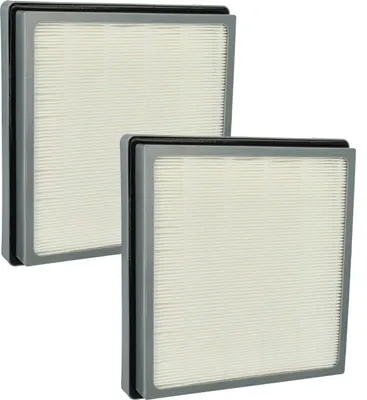 Produktbild von vhbw 2 Staubsaugerfilter Ersatz für Nilfisk 12015500 für Staubsauger - HEPA Abluft-Filter Grau Weiß