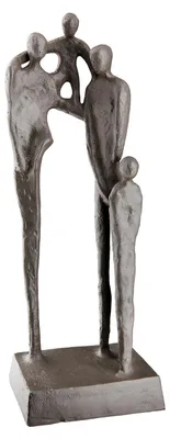 Obrázok produktu pre Gilde, socha "Šťastná rodina", motív rodiny, železo, hnedá, balenie 2 ks, dĺžka 5 cm, šírka 9 cm, výška 23 cm, kód: 84275, EAN: 4063387842751