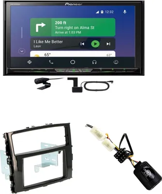 Produktbild von Pioneer AVH-Z9200DAB CarPlay USB DAB+ Einbauset für Mitsubishi Pajero ab 2015