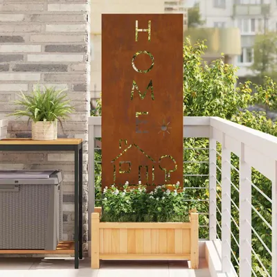 Produktbild von "2026 Aktion"Garten Sichtschutz-Leinwand - elegantes Design - Windschutz fur Garten - Rostig 50x140cm Wetterfeststahl DE526653 - Leinwandbilder
