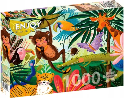 Zdjęcie produktu dla Puzzle 1000 elementów Enjoy – W dżungli