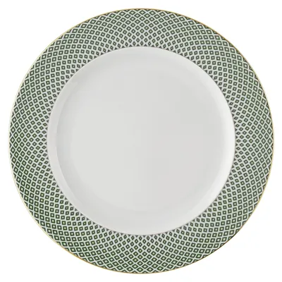 Productafbeelding van Rosenthal Carreau, groen serviesbord, 27 cm, artikelnummer 10460-404313-10227, EAN-code 4012438583891