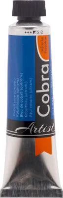 Obrázek produktu pro Cobra Artist olejová barva mísitelná vodou v tubě 40 ml kobaltová modrá (ultramarínová) 512