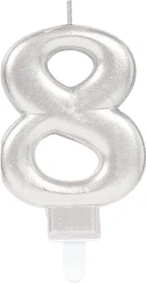 Immagine prodotto di Candela numero argento #8