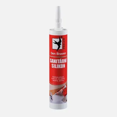 Productafbeelding van Den Braven Sanitair siliconen, premium kwaliteit, 280 ml, zilvergrijs