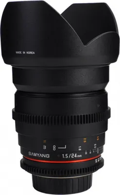 Produktbild von Samyang 24mm T1.5 Cine Objektiv Pentax K VDSLR manuell Vollformat
