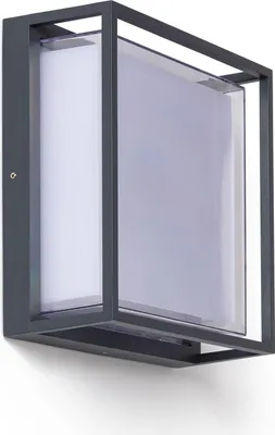 Produktbild von LED-Wandleuchte Außen 20W Aluminium CCT Wählbar Doppeldiffusor Arelien Anthrazit
