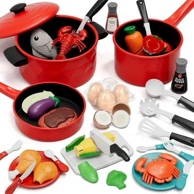 Immagine prodotto di Set di accessori per cucine giocattolo Lehoo, adatto a bambini dai 3 anni in su