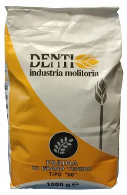 Image de Farine de blé tendre, type 00, marque Denti, 1 kg