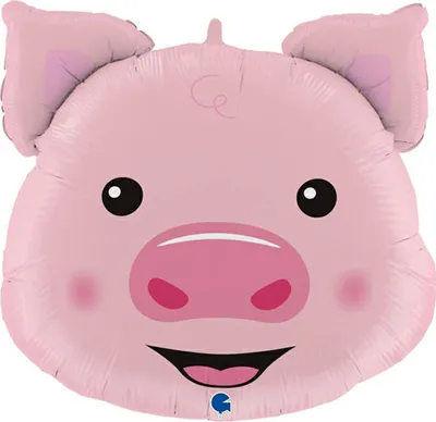 Produktbild von Shape Folienballon "Schwein" | 76 cm