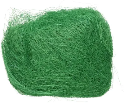Produktbild von Decoris Dekoration Sisal L14-W5-H18cm Erhältlich in gelb, beige oder grün.