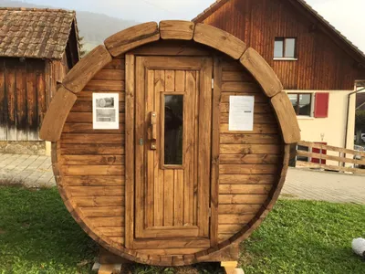 Produktbild von Sauna Saunafass Gartensauna Außensauna Saunahaus Holzsauna Trockensauna