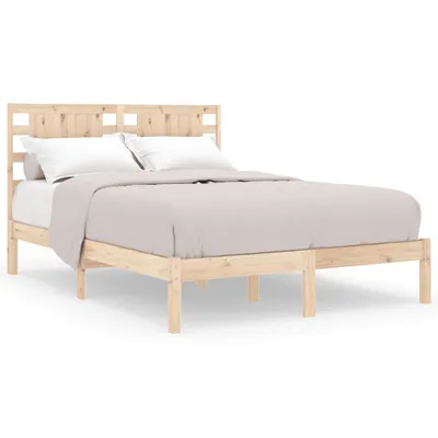 Zdjęcie produktu dla vidaXL Łóżko z litego drewna 120x190 cm