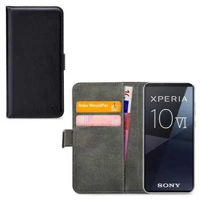 Zdjęcie produktu dla Mobilizepoliuretan Leather Book Case Black Sony Xperia 10 VI