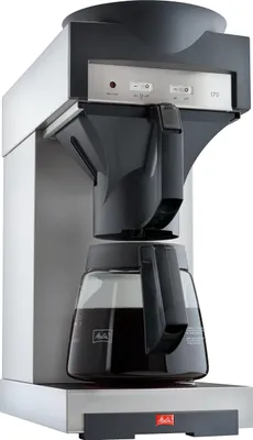 Produktbild von Melitta 20348 Filterkaffeemaschine mit Glaskanne, 1,8 l, Warmhalteplatte, 17M, E