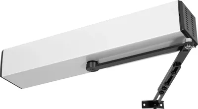 Produktbild von Automatischer Drehflügel-Türöffner - Türantrieb - 100 kg Traglast - 110–220 V, 50 W - 120° Öffnung, 3–7 s/90° - Leise 55 dB - Fernbedienung & ID-Kartenzugang - Weiß