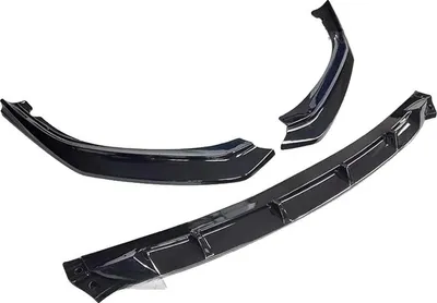 Produktbild von Frontstoßstangen-Spoiler, Aerodynamisches Design, Einfache Installation, Glänzend schwarz