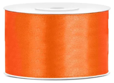 Immagine prodotto di Nastro di raso arancione 25 m 38 mm di larghezza