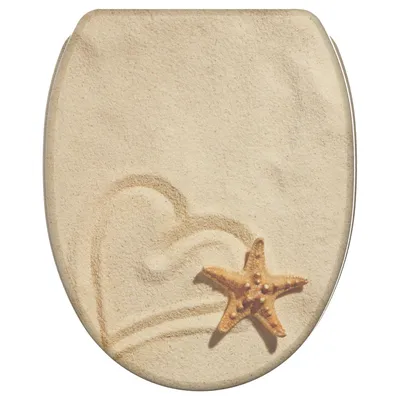 Produktbild von SANILO® WC-Sitz mit Absenkautomatik und Schnellverschluss Sandy, Toilettendeckel direkt vom Hersteller, Klodeckel, Klobrille, WC Deckel, WC Brille