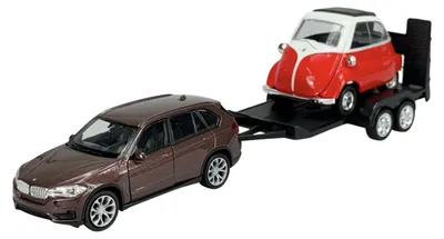 Immagine prodotto di Welly, confezione da 2: BMW X5 F15 + BMW Isetta, modellini in metallo, nuovi, nella confezione originale, scala 1:34