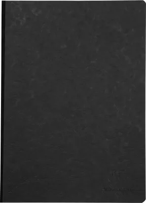Produktbild von Clairefontaine 5x Notizbuch AgeBag A4 Leinen kariert 96 Blatt - Schwarz 791421C