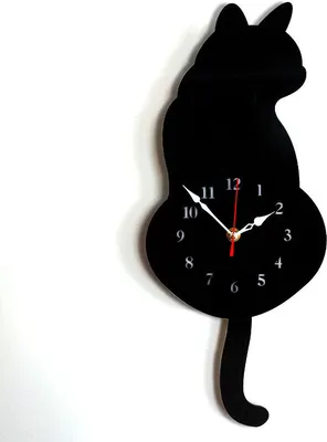 Imagen del producto de Reloj de pared Swing Cat, con un diseño elegante y discreto, perfecto para cualquier hogar, color