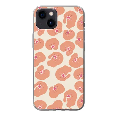 Produktbild von MuchoWow® Handyhülle Schutzhülle Hülle für iPhone 13 mini Blume - Muster - Abstrakt Silikon Softcase Handy Hülle - Softcase