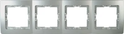 Produktbild von Kopp Paris Silber 4-fach Rahmen