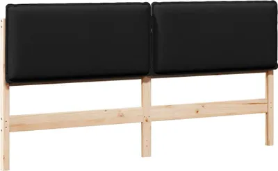 Immagine prodotto di vidaXL Testiera imbottita naturale e nera 180 cm
