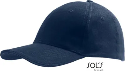 Produktbild von SOLs 88100 | Six Panel Cap Buffalo / Kappe / Mütze / Hut - Farbe: French Navy - Größe: One Size
