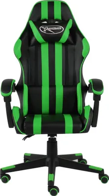 Produktbild von vidaXL Gaming-Stuhl Schwarz und Grün Kunstleder