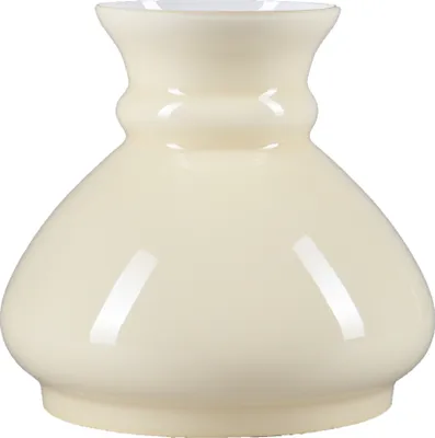 Image de Verre de lampe à pétrole Ø 106mm support d'anneau verre de remplacement rond beige verre abat-jour verre de lampe