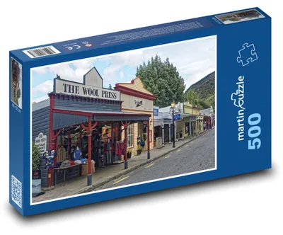 Zdjęcie produktu dla Puzzle 500 Nowa Zelandia - Arrowtown - martinpuzzle