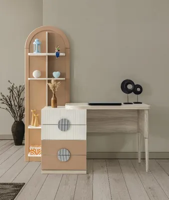 Obrázok produktu pre Stôl Elegantné zásuvky Štýlový dizajn Funkčná pracovná kancelária