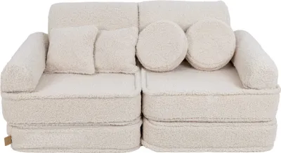 Produktbild von Sofa für Kinderzimmer - Spielsofa für Kinder, Kindersofa Pocket Sofa Plus, Bearly, Ecru