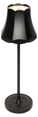 Produktbild von Retro Tischleuchte Schwarz wiederaufladbar IP44 Granny