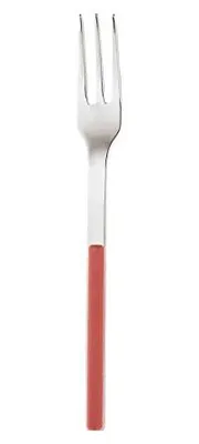 Imagen del producto de Cubiertos Sambonet Elba, acero inoxidable/rojo, tenedor para pasteles, modelo S0120-S00497-52162-55 / Venta solo mientras duren las existencias