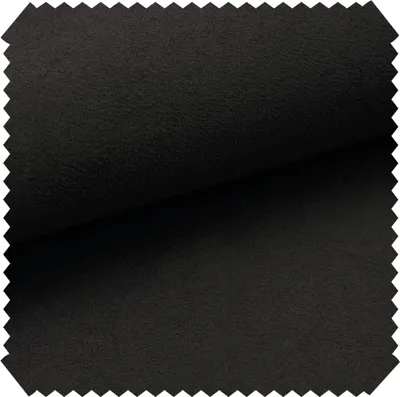 Produktbild von novely® ALPEN Polsterstoff im Wildleder-Look - Velours-Microfaser-Möbelstoff - Pflegeleichte Meterware 1lfm - Farbe: 14 Schwarz