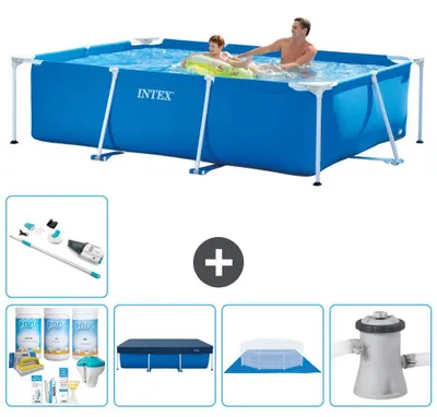Produktbild von Rechteckiger Frame Pool - 260x160x65 cm - 6-teilig S20027