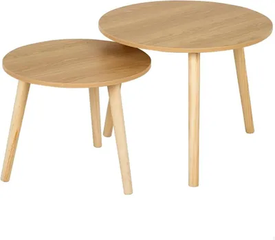 Image de Max Home 18511, table d'appoint dorée, couleur : or, dimensions : unique